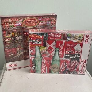 Coca Cola Puzzle Collection - Red, White, and Green